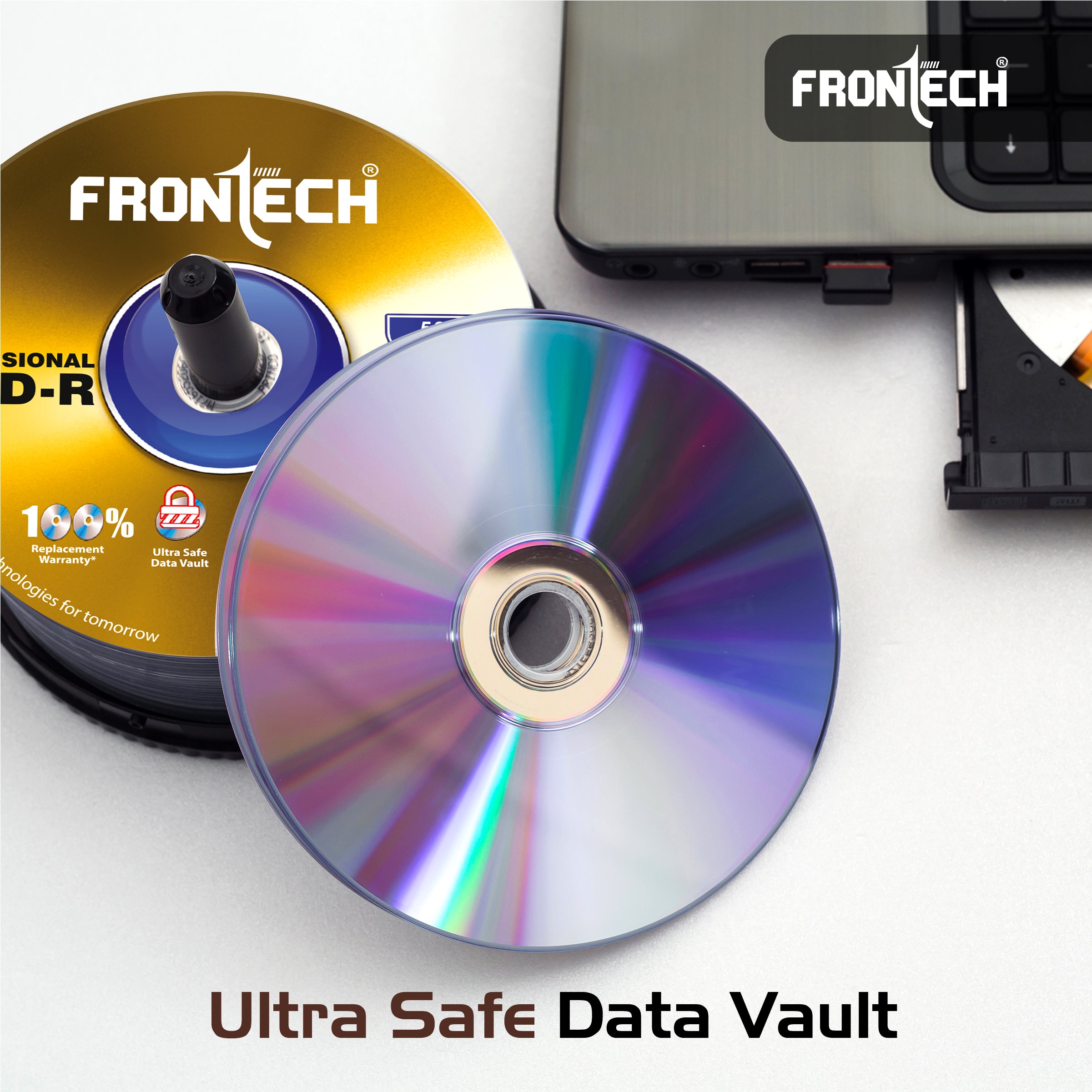 Frontech CDR 700MB Media 80 Mins 52X Speed - Pack of 50 (CDR-0002) Frontech CDR 700MB Media 80 Mins 52X Speed - Pack of 50 (CDR-0002)